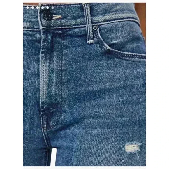 MOTHER Mid Rise Dazzler Ankle Fray in Weekend Warrior Size 27 - Picture 6 of 12
